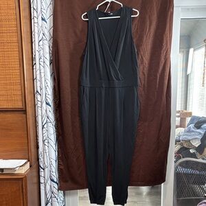 Black Tape Elegant Black Wrap Jumpsuit